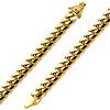 7mm Men's 14K Yellow Gold Miami Cuban Link Bracelet