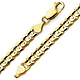 8mm 14K Yellow Gold Men's Concave Curb Cuban Link Chain Necklace 22-26in thumb 0