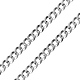 8mm Sterling Silver Men's Curb Cuban Link Chain Bracelet 8in thumb 0