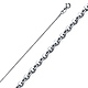 1.2mm 14K White Gold Diamond-Cut Beveled Cable Chain Necklace 16-22in thumb 0