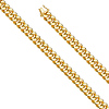Men's 12mm 14K Yellow Gold Hollow Miami Cuban Link Chain Bracelet 9in