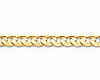 3.0mm Concave Curb 14K Yellow Gold Baby ID Bracelet thumb 1
