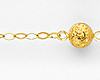 Fancy Designer Ball 14K TriGold  Bracelet thumb 1