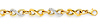 CZ Infinity Link 14K Yellow Gold Bracelet 8mm thumb 1