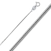 0.9mm Sterling Silver Snake Chain Necklace 16-20in thumb 0