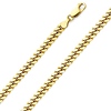 5mm 18K Yellow Gold Men's Miami Cuban Link Chain Necklace 20-26in thumb 0