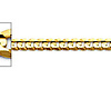 3mm 14K Yellow Gold Concave Curb Link Bracelet 7in thumb 1