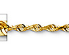 2.5mm 14K Yellow Gold Diamond-Cut Rope Chain Necklace 16-24in thumb 1