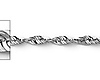 2mm 14K White Gold Diamond-Cut Rope Chain Necklace 16-24in thumb 2