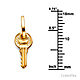 Traditional Key Pendant in 14K Yellow Gold - Mini thumb 1