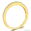 Square Halo 1.25CT Round-Cut CZ Engagement Ring Set in 14K Yellow Gold thumb 5
