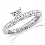 Princess Cut Diamond Enagement Rings