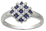 sapphire & diamond ring