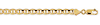 6mm 14K Yellow Gold Solid Men's Mariner Chain Necklace 22-24in