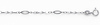 2mm Fancy Marquis Link Bracelet in 14K White Gold - Women