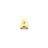 Mini Floating Uppercase Initial Pendant in 14K Yellow Gold
