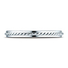 2mm 14K White Gold Cord Ring Wedding Band