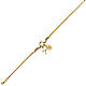 Dangling Cross & Our Lady of Guadalupe Medal Charm Bracelet in 14K Yellow Gold thumb 1
