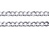3.5mm Sterling Silver Curb Cuban Link Chain Bracelet 7in thumb 1