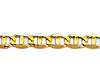 3.5mm 14K Yellow Gold Solid Concave Diamond-Cut Mariner Chain Bracelet - Light 7.5in thumb 1