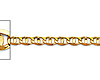 2.9mm 14K Yellow Gold Solid Concave Diamond-Cut Mariner Chain Bracelet - Light 7in thumb 1
