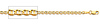 2.9mm 14K Yellow Gold Solid Concave Diamond-Cut Mariner Chain Bracelet - Light 7in thumb 1