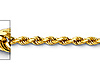2mm 14K Yellow Gold Diamond-Cut Rope Chain Necklace - Heavy 16-24in thumb 1